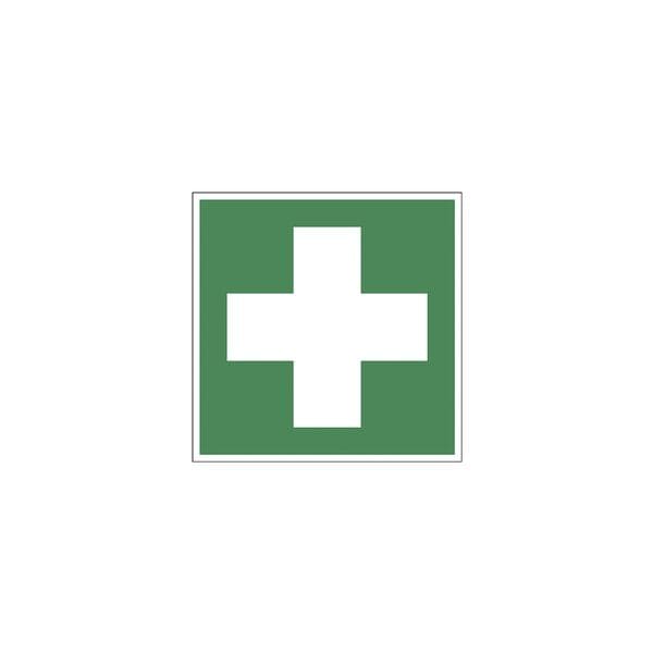 LimarLite Rettungszeichen »Erste Hilfe [E003]« 20 x 20 cm Folie (0,4 mm), 20x20 cm Image
