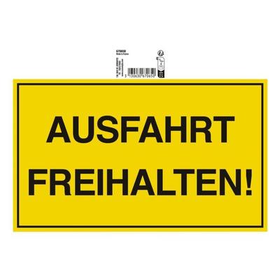 EXACOMPTA Hinweisschild »Ausfahrt freihalten« 25 x 15 cm, 25x15 cm