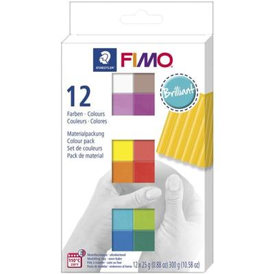 12er-Pack Modelliermasse »Fimo soft - Materialpackung Brilliant«, FIMO