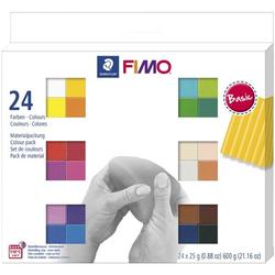 FIMO 24er-Pack Modelliermasse »Fimo soft - Materialpackung Basic Colours« mehrfarbig