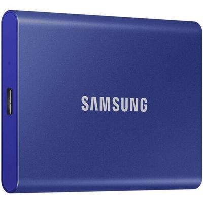 Samsung Externe Festplatte »Portable T7« blau 2000 GB blau, 8.5x5.7x0.8 cm