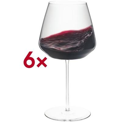 Rona mundgeblasenes Weinglas Santorini Burgundy 690 ml 6 Stück transparent, 22 cm Image