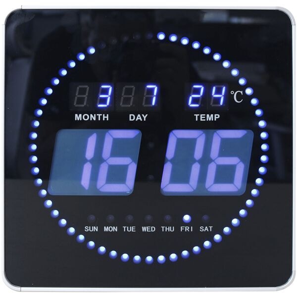 unilux Digitale Wanduhr »Flo« grau Image