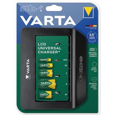 Akku-Ladegerät »LCD UNIVERSAL CHARGER+« grau, Varta