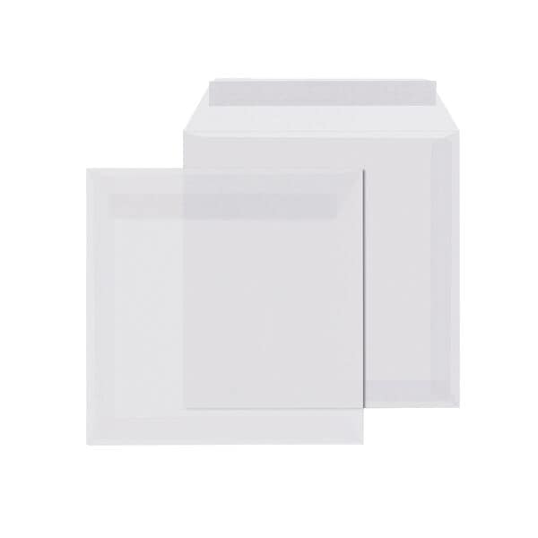 ÖKI 50er-Pack Briefumschläge - quadratisch - ohne Fenster weiß, 22x22 cm Image