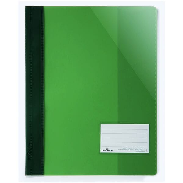 Durable 25er-Pack Schnellhefter - A4 überbreit grün, 22.4x31.2 cm Image