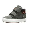 Sneaker KANGAROOS "KaVu Primo V", Gr. 21, grün (olive, flame), Synthetik, Textil, sportlich, Schuhe, mit Klettverschluss