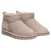 Winterboots BEARPAW "SHORTY YOUTH", Damen, Gr. 32, beige (natur), Veloursleder, casual, Schuhe, Winterstiefel, Schlupfstiefel, Kinderschuh mit Lammwolle