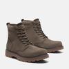 Schnürboots TIMBERLAND "BRITTON ROADMID LACE UP WATERPROOF BOOT", Gr. 40, braun (medium braun nubuck), Leder, Synthetik, sportlich, Schuhe, Winterstiefel, Schnürstiefel, Winterschuhe, wasserdicht