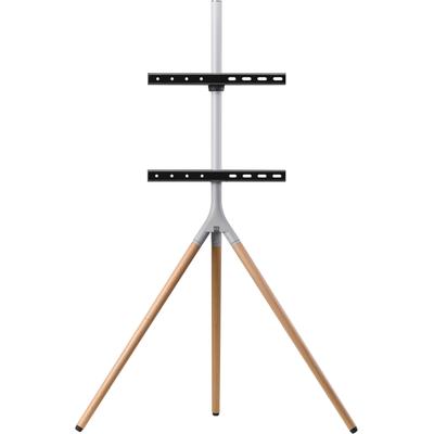 ONE FOR ALL TV-Ständer "Tripod 360 WM 7472", silber (eiche, silber), B:87cm H:138,5cm T:42cm, Gerätehalterungen, TV Stan