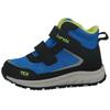 Kletterschuh LURCHI "Ledri-TEX", Kinder, Gr. 34, blau (navy, jeans), Lederimitat, Textil, sportlich, Schuhe, Boots, mit TEX-Ausstattung, Größenschablone zum Download
