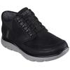 Slip-On Sneaker SKECHERS "SUMMITS", Herren, Gr. 44, schwarz, Textil, casual, Schuhe, Schnürboots, Mid Cut Sneaker mit Hands Free Slip-Ins™