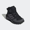 Wanderschuh ADIDAS TERREX "TERREX AX4R MID RAIN.RDY", Kinder, Gr. 38, schwarz (core schwarz, grefou, grausix), Textil, Synthetik, sportlich, Schuhe, wasserdicht