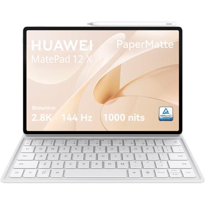 HUAWEI Tablet "Matepad 12 X WiFi 12+256G inkl. Tastatur", weiß, 256 GB, Tablets/E-Book Reader, 10.000 mAh Akku, 13 MP + 8 MP Dual-Kamera, Wi-Fi 6, 6 Lautsprecher