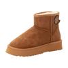 Schlupfboots O'NEILL "BESIANA PLATFORM WOMEN MID", Damen, Gr. 42, braun (chestnut), Synthetik, sportlich, Schuhe, Winterboots, Snowboots, Winterschuhe