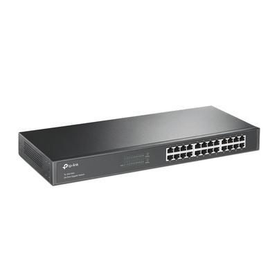 TP-LINK Netzwerk-Switch "TL-SG1024 24-Port Gigabit Rackmount Switch" Netzwerk-Switches schwarz