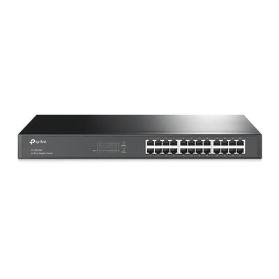 TP-LINK Netzwerk-Switch "TL-SG1024 24-Port Gigabit Rackmount Switch", schwarz, B:25,7cm H:8,3cm, Netzwerk-Switches