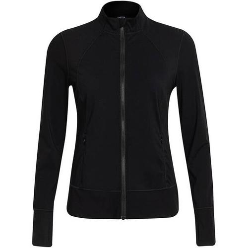 YVETTE Damen Funktionsjacke Zip Sweat Romy, Größe L in Schwarz