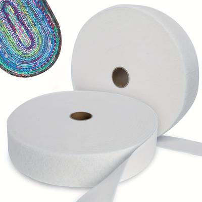 TEMU 2 Rolls Jelly Roll Batting 2 1/4 Inch X 50 Yards, Polyester Batting For Jelly Roll Rugs, Braided Rugs & Crafts