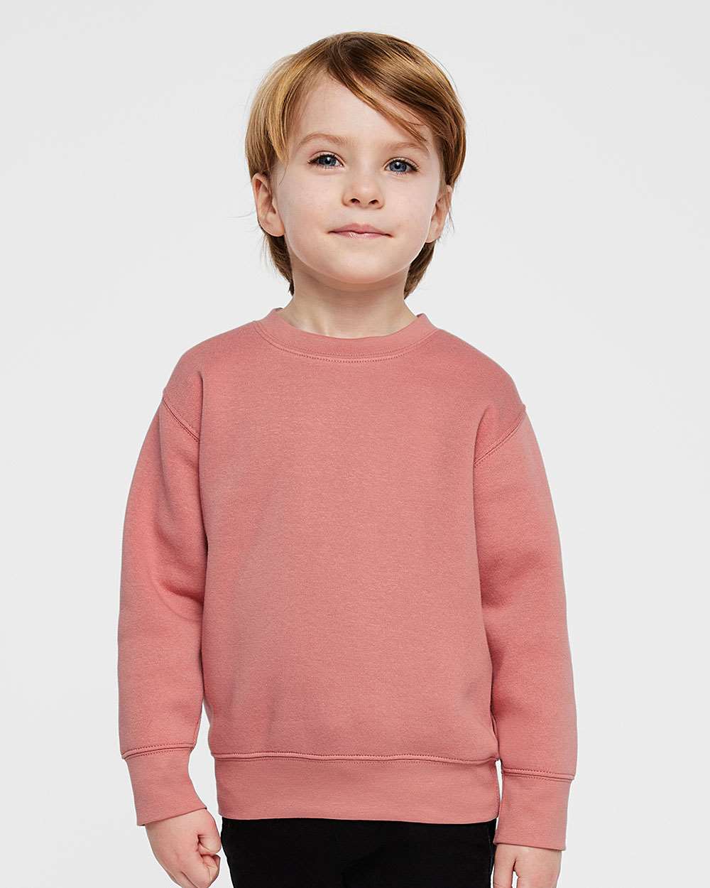 Rabbit Skins 3317 Toddler Crew Fleece Sweatshirt in Mauvelous size 3 LA3317