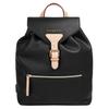 Cityrucksack BUGATTI "ELLA", Gr. B/H/T: 30cm x 30cm x 10cm, onesize, schwarz, Kunstfaser, unifarben, elegant, Rucksäcke