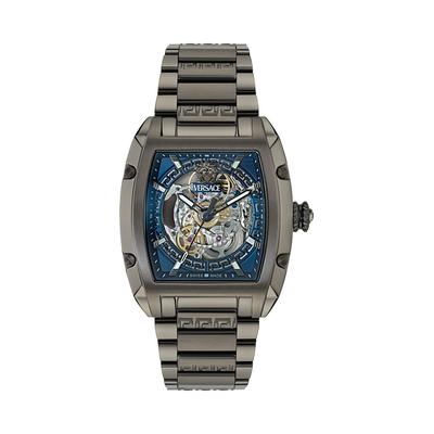 Versace Dominus Skeleton Watch, 42mm x 50mm - Blue/Gray