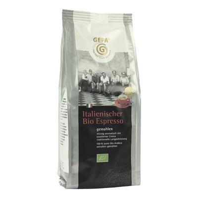 Italienischer BIO Espresso - gemahlen 250 g braun, Gepa