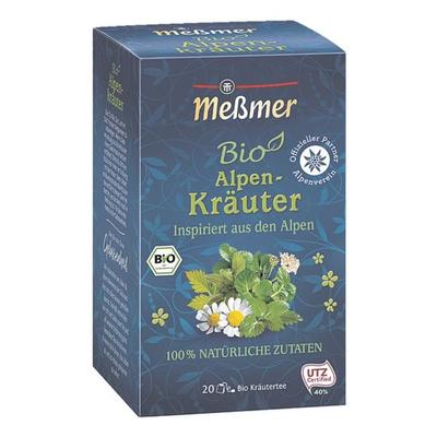 BIO Kräutertee »Alpen-Kräuter« Tassenportion, Papierkuvert, 20er-Pack, Meßmer