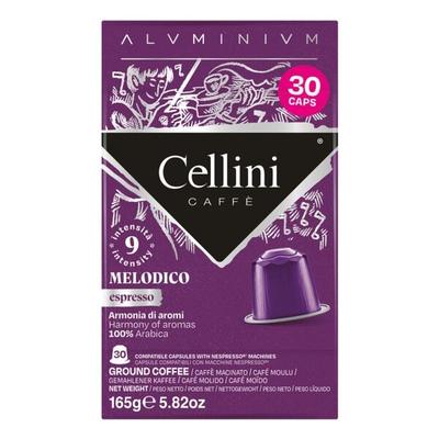 Cellini 30er-Pack Kaffeekapseln »Cellini Espresso Melodico« braun