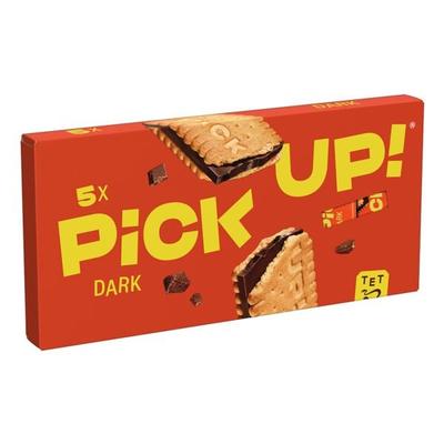 5er-Pack Doppelkeksriegel »PICK UP! Dark«, LEIBNIZ