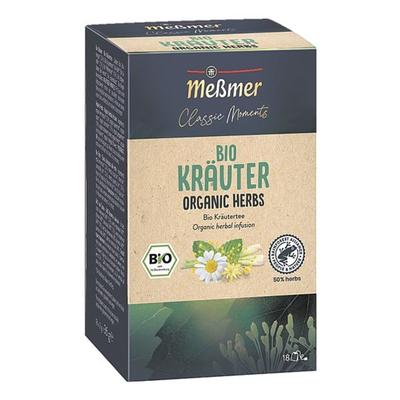 Bio-Kräuter-Tee »Classic Moments Bio Kräuter« Tassenportion, kuvertiert, 18er-Pa, Meßmer