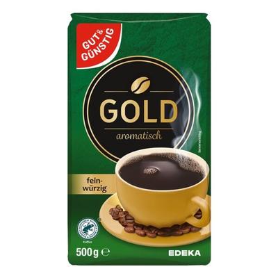 Gut und Günstig Kaffee gemahlen »Gold« 500g braun