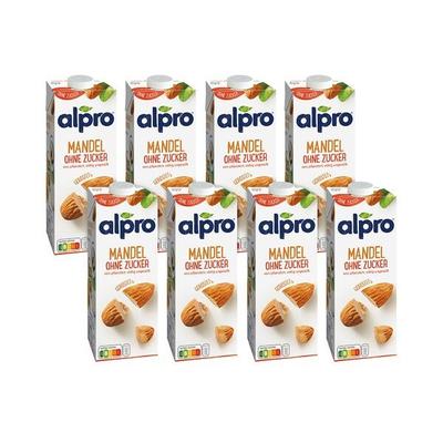 8er-Pack Mandeldrink »OHNE ZUCKER« 1 Liter, alpro