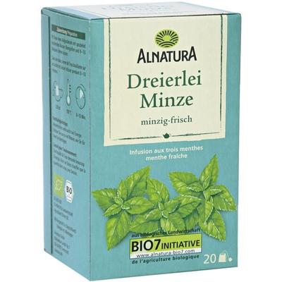 Alnatura Bio Kräutertee »Dreierlei Minze« - 20 Beutel grün Image