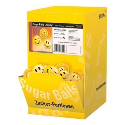 Hellma Zucker / Portionszucker Sugar Balls 400 Stück gelb