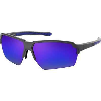 Zenni Round Sunglasses Gray Plastic Frame