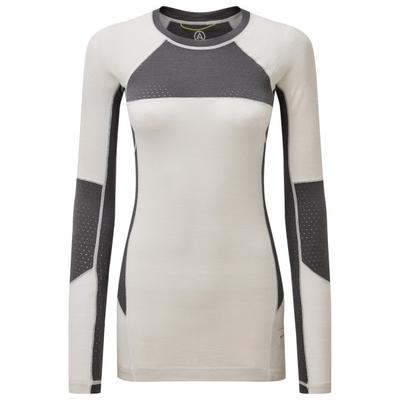 ARTILECT - Women's Darkhorse 185 Zoned Crew - Merinoshirt Gr S moonbeam / ash