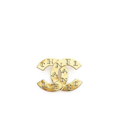 Chanel Brooch: Gold Jewelry