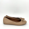 Coach Shoes | Coach Ballet Flat Women 8 Nude Leather Flatiron Round Toe Ballerina Flats | Color: Red | Size: 8