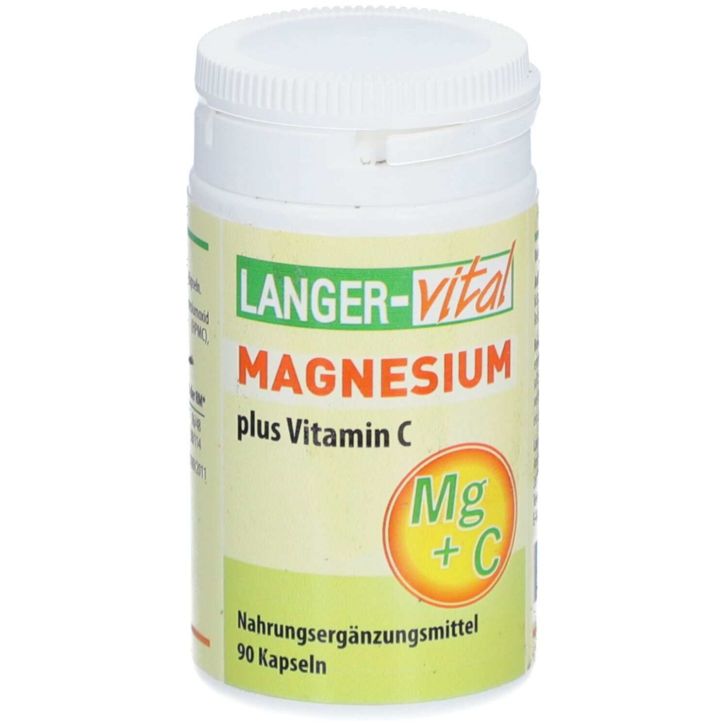 Magnesium+Vitamin C 180 mg/Tag Kapseln 90 St Image