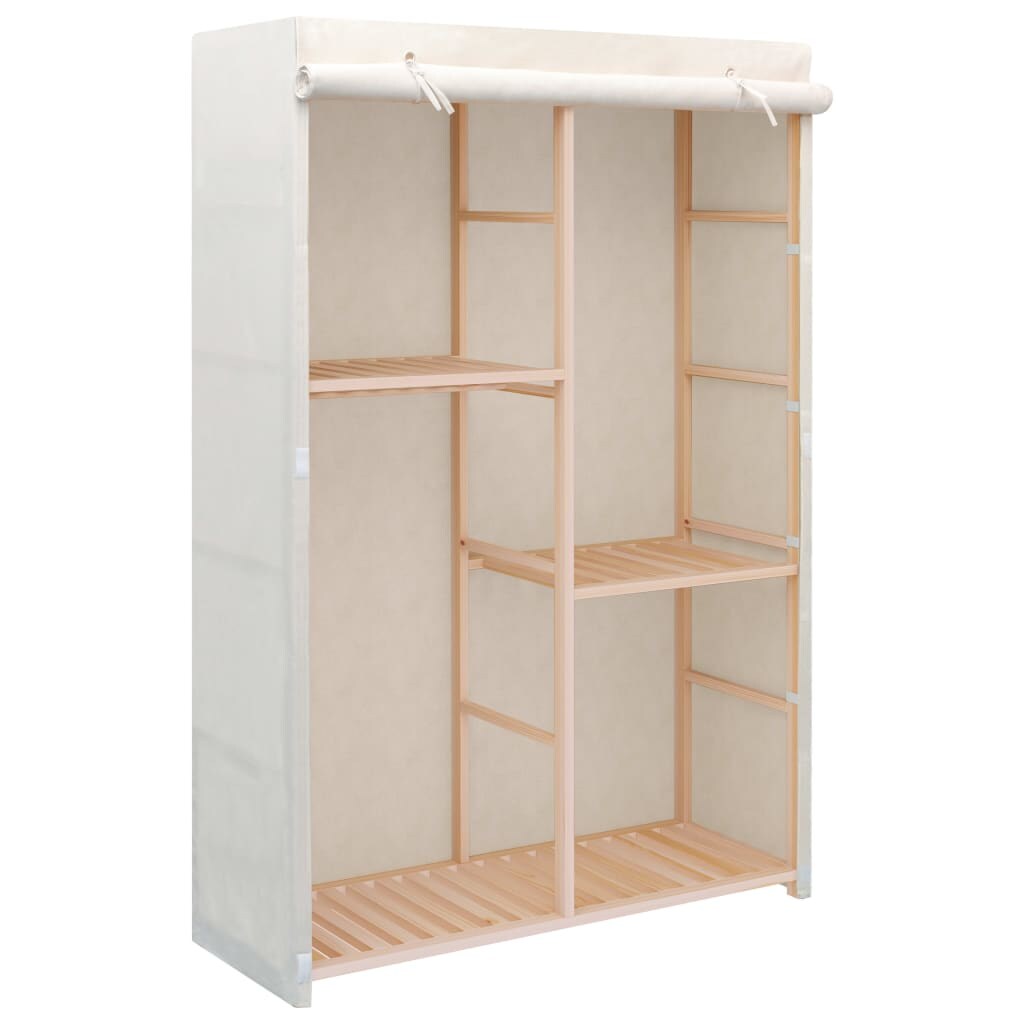 vidaXL Kleiderschrank mit 3 Ebenen 110 x 40 x 170 cm Image