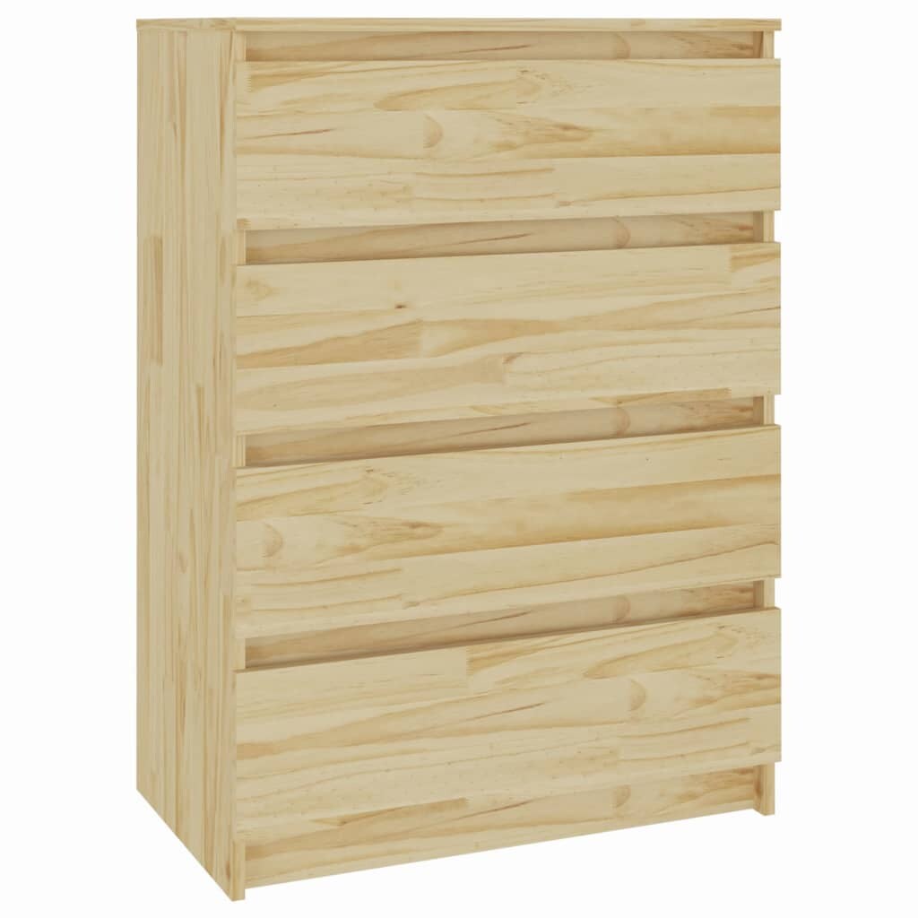 vidaXL Beistellschrank 60x36x84 cm Massivholz Kiefer Image