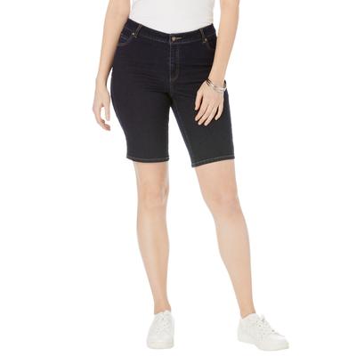 Plus Size Women's True Fit Stretch Denim Bermuda Short by Jessica London in Indigo (Size 22 W)