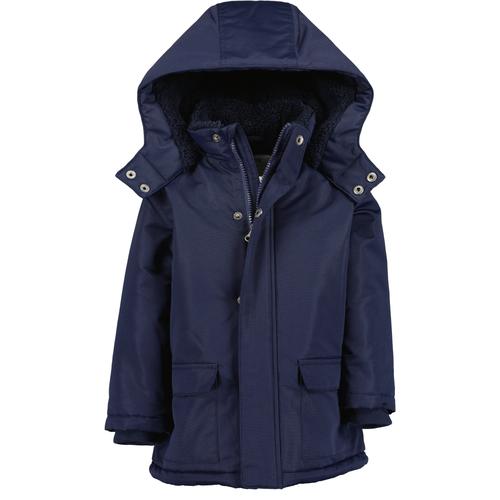 Parka BLUE SEVEN Gr. 128, blau (night blau) Jungen Jacken