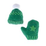 Lot de jouets TIAKI Bonnet & gant de Noël pour chat - lot de 2 jouets