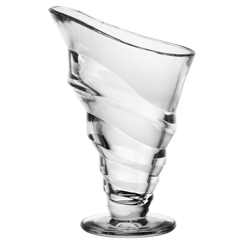 Lot de 6 coupe à glace 27 cl transparents en verre