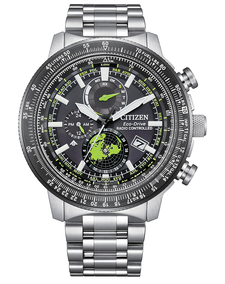 Citizen Promaster Geo Trekker Mens Silver Watch BY3006-53E Stainless Steel - One Size | Citizen Sale | Discount Designer Brands