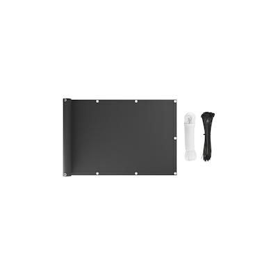 KS Handel 24 Premium Balkonsichtschutz Überlänge Sonnenschutz Balkonverkleidung (90x400 cm Weiss) Image