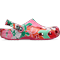 Crocs Dragon Fruit Classic Woodcut Floral Clog Shoes