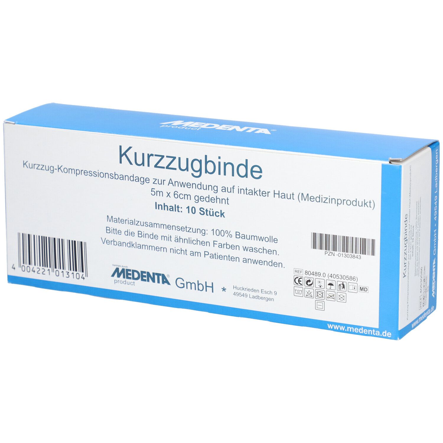 Kurzzugbinde 6 cmx5 m 10 St Binden Image